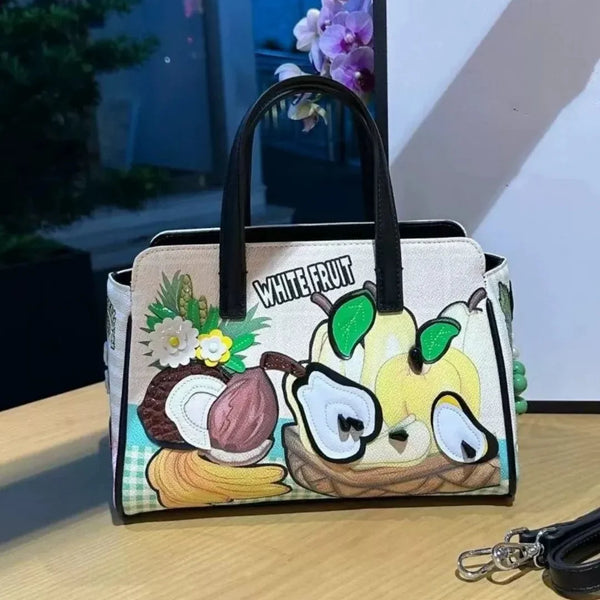 Tutti Frutti Patchwork Satchel Handbag