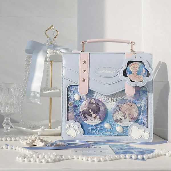 Celestial Showcase Satchel Handbag