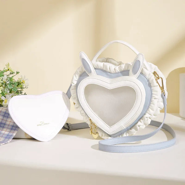 Sweetheart Bunny Ita Satchel Handbag