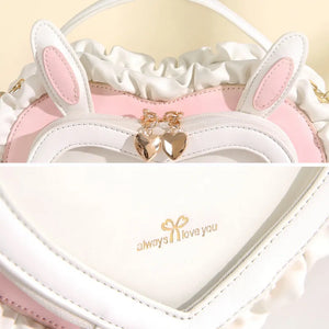 Sweetheart Bunny Ita Satchel Handbag