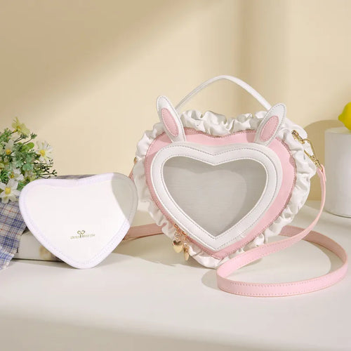 Sweetheart Bunny Ita Satchel Handbag