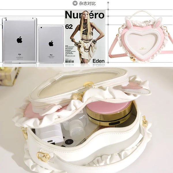 Sweetheart Bunny Ita Satchel Handbag