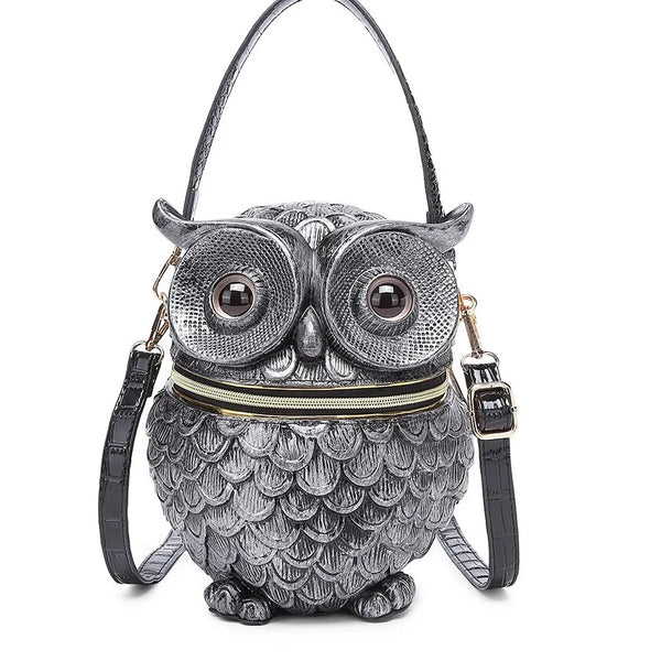 Athena Owl Nocturnal Satchel Handbag