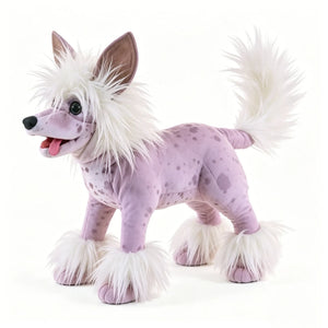Folkmanis Chinese Crested Dog Plush (25 cm)