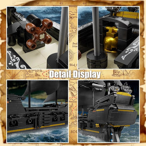 POTC Black Pearl Ship Building Blocks Kit (921 Pcs)