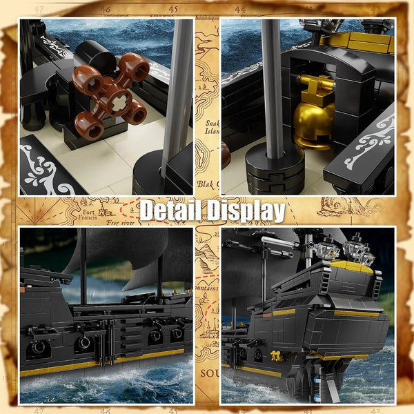 POTC Black Pearl Ship Building Blocks Kit (921 Pcs)