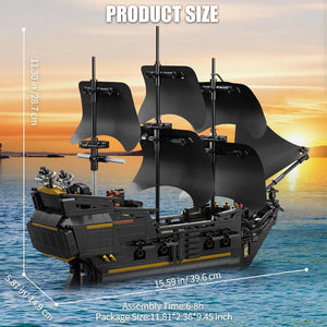 POTC Black Pearl Ship Building Blocks Kit (921 Pcs)