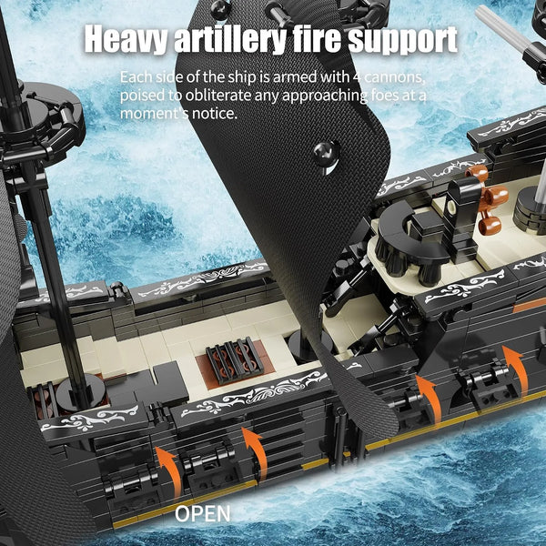 POTC Black Pearl Ship Building Blocks Kit (921 Pcs)