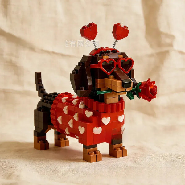 Cupid Doxie Dachshund Puppy Bricks