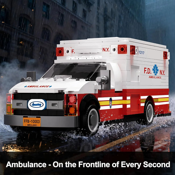 Metro Rescue Ambulance Blocks (660 Pcs)