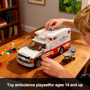 Metro Rescue Ambulance Blocks (660 Pcs)