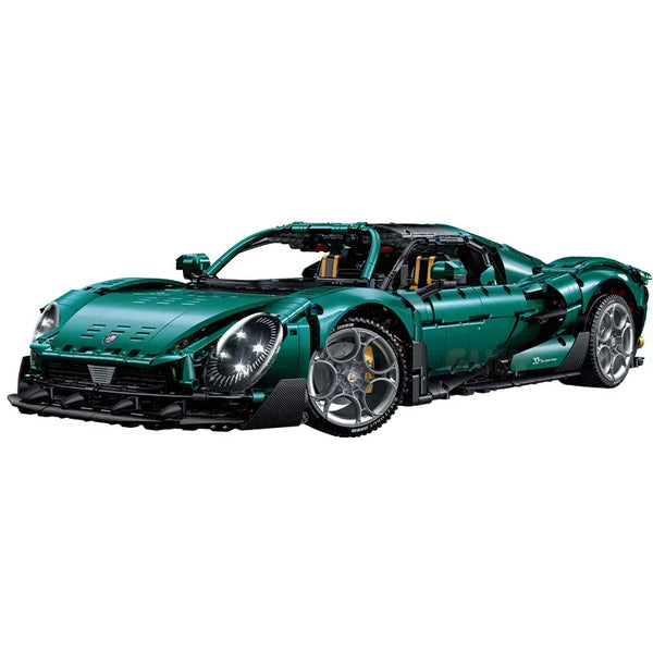 Raceforge Emerald Apex Hypercar Building Blocks (10621 Pcs)