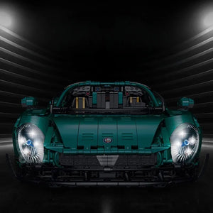 Raceforge Emerald Apex Hypercar Building Blocks (10621 Pcs)