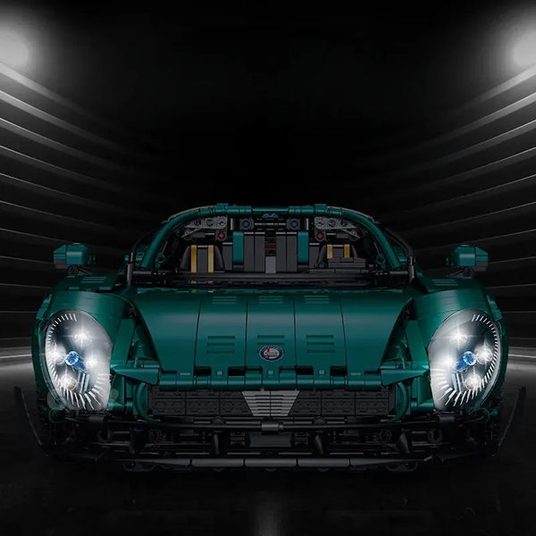 Raceforge Emerald Apex Hypercar Building Blocks (10621 Pcs)