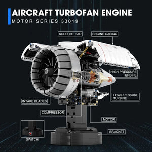 Reobrix 33019 Aircraft Engine Building Blocks (1813 Pcs)