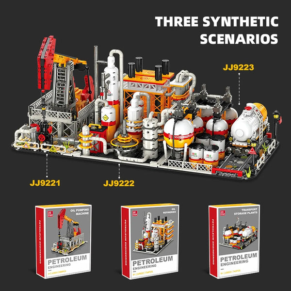 JIE STAR Transport Storage Plants Building Blocks (743 Pcs)