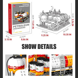 JIE STAR Transport Storage Plants Building Blocks (743 Pcs)