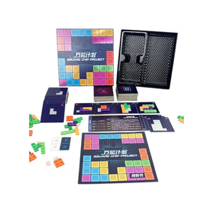 Square Chip Project Board Game