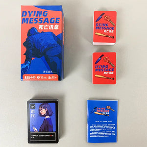 Dying Message Mystery Card Game