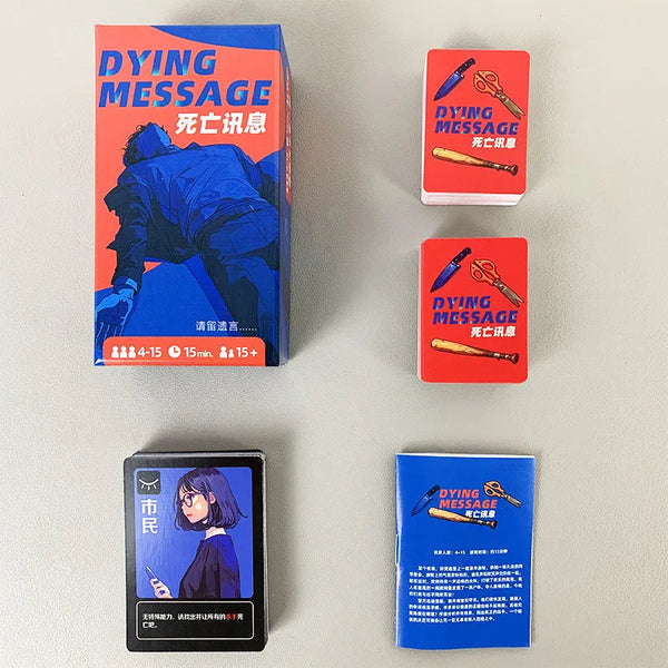 Dying Message Mystery Card Game
