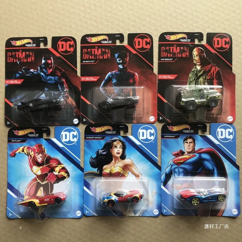 Hot Wheels DC Character Cars Collection