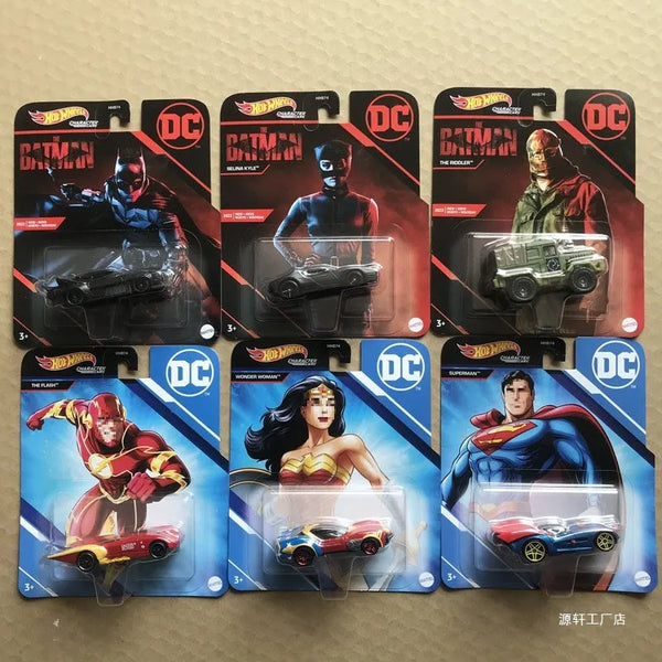 Hot Wheels DC Character Cars Collection