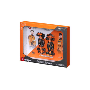 Bburago 1:43 McLaren MCL38 Miami GP Vehicle (Set of 2)