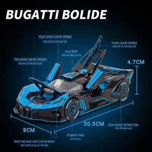 Bugatti Bolide Track Edition 1:24 Hypercar