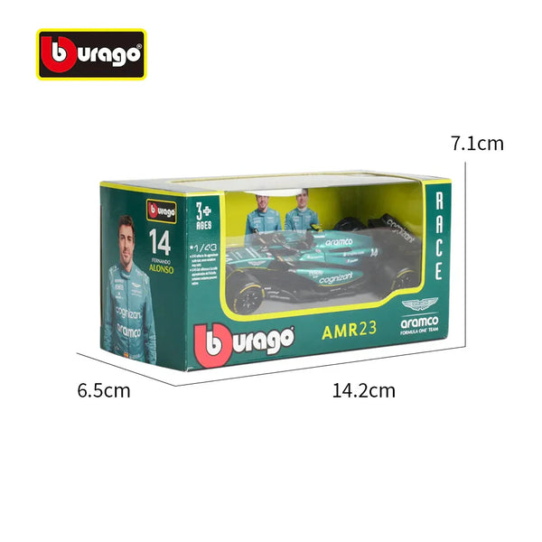 Bburago 1:43 Aston Martin AMR25 No.14 Model