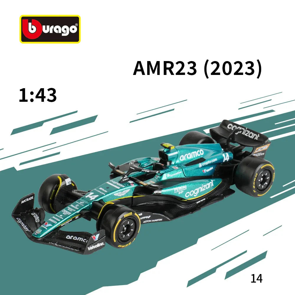 Bburago 1:43 Aston Martin AMR25 No.14 Model