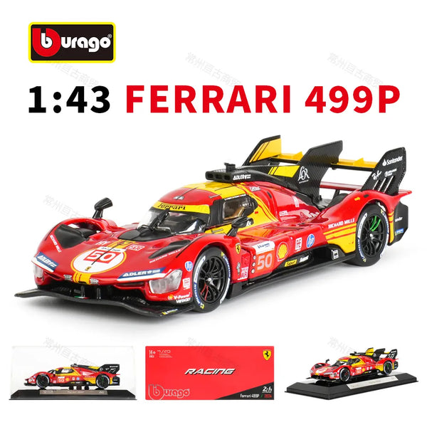 Bburago Ferrari 499P Le Mans Champion Edition Car