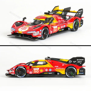 Bburago Ferrari 499P Le Mans Champion Edition Car