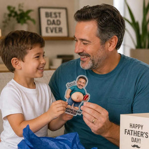Customised Dad Bod Belly Fridge Magnet