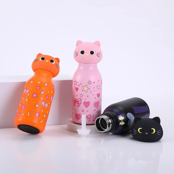 Cozy Kitty Head Hydration Flask (500 ml)