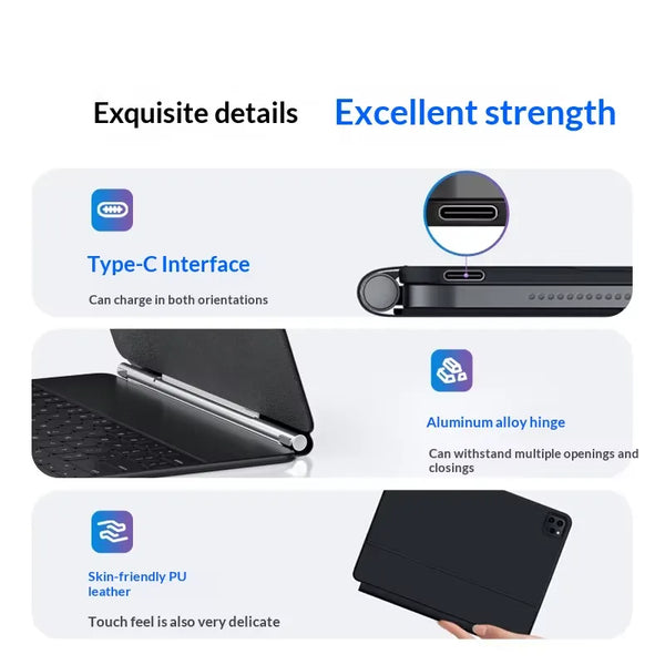 FloatKeys Magnetic Keyboard Case (For iPads)