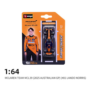 Bburago 1:64 F1 2025 Formula Racing Collection