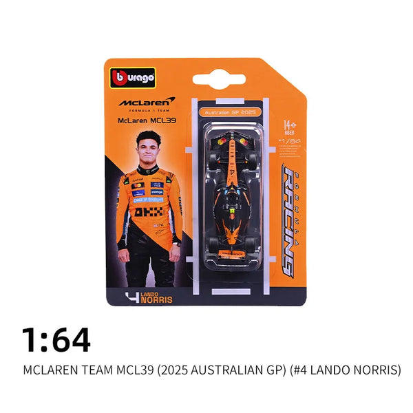 Bburago 1:64 F1 2025 Formula Racing Collection