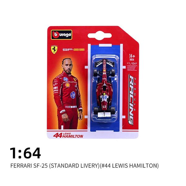 Bburago 1:64 F1 2025 Formula Racing Collection