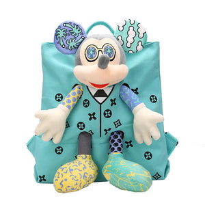 DZNY Retro Monogram Mickey Doll Backpack