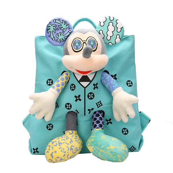 DZNY Retro Monogram Mickey Doll Backpack
