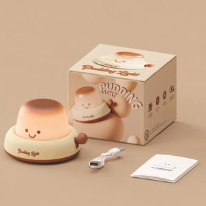 Cozy Caramel Pudding Novelty Night Light