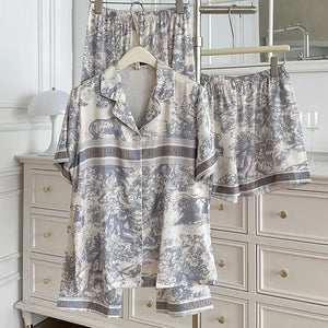 D Luxe Safari Toile Lounge Set