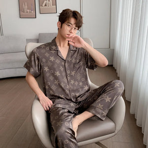 Monogram Luxe Mocha Heritage Lounge Set