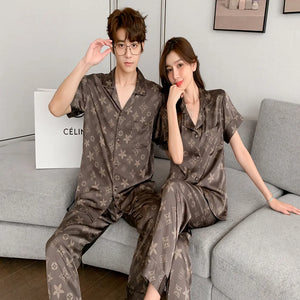 Monogram Luxe Mocha Heritage Lounge Set