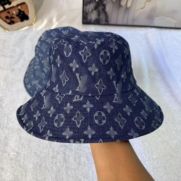 Monogram Luxe Azure Heritage Bucket Hat