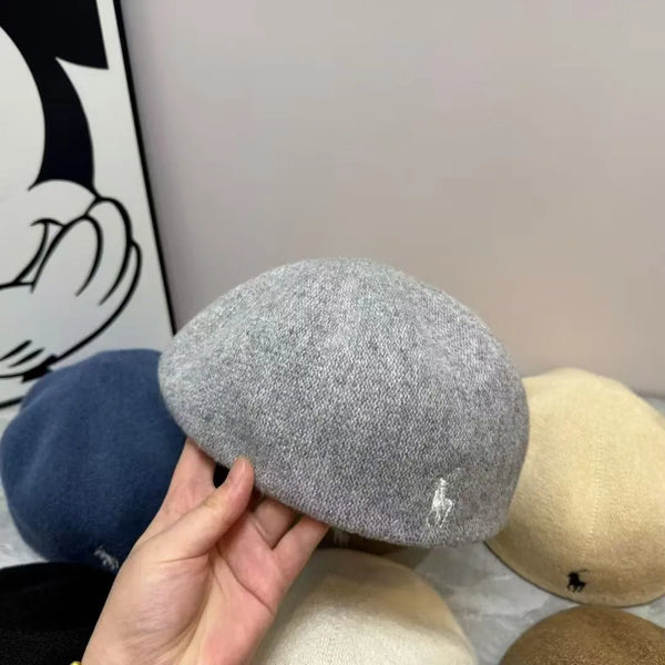 PRL Heritage Knit Beret Cap