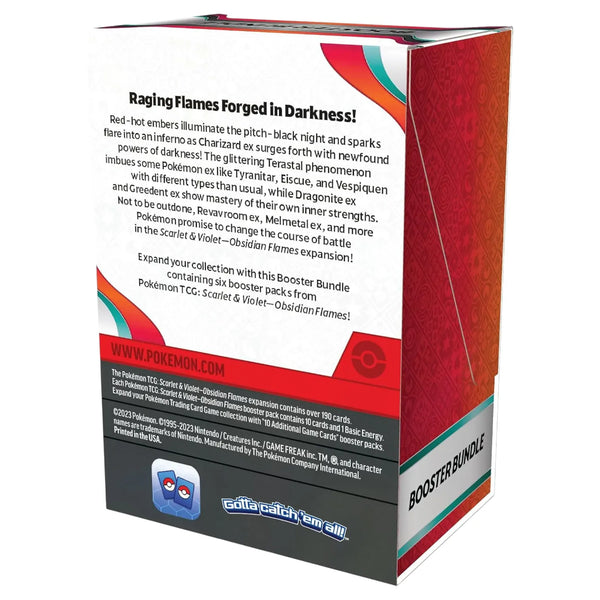 Pokemon TCG Scarlet & Violet Obsidian Flames Booster Bundle