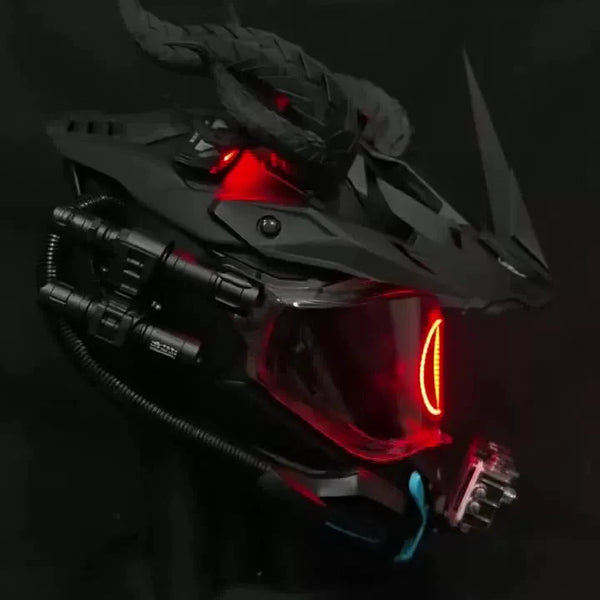 Kirin Cyber Hero Series Luminous Mecha Helmet