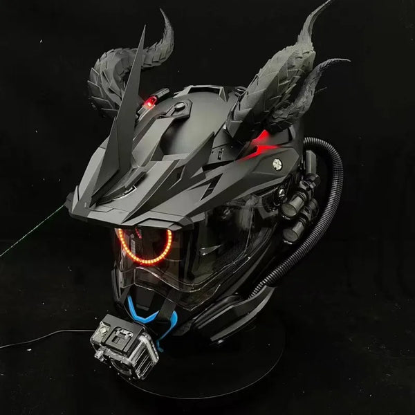 Kirin Cyber Hero Series Luminous Mecha Helmet