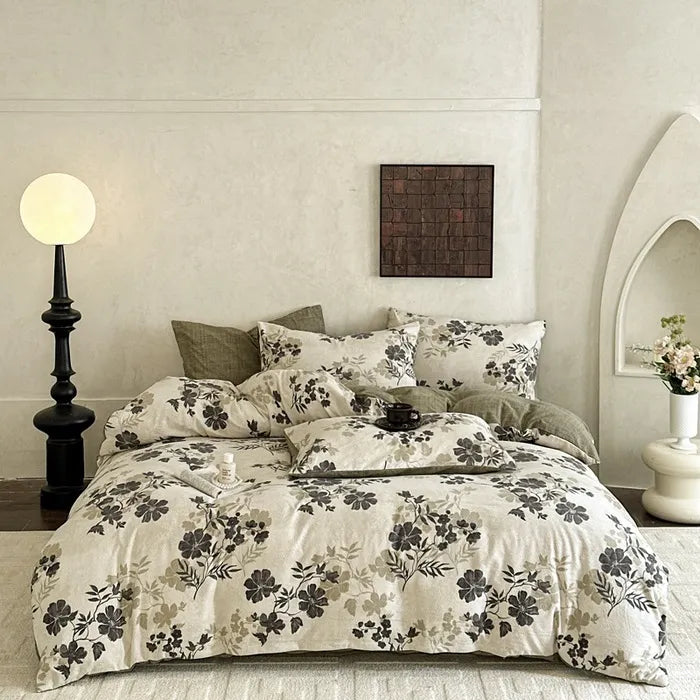 Cozy Cottagecore Bloom Bedding Set